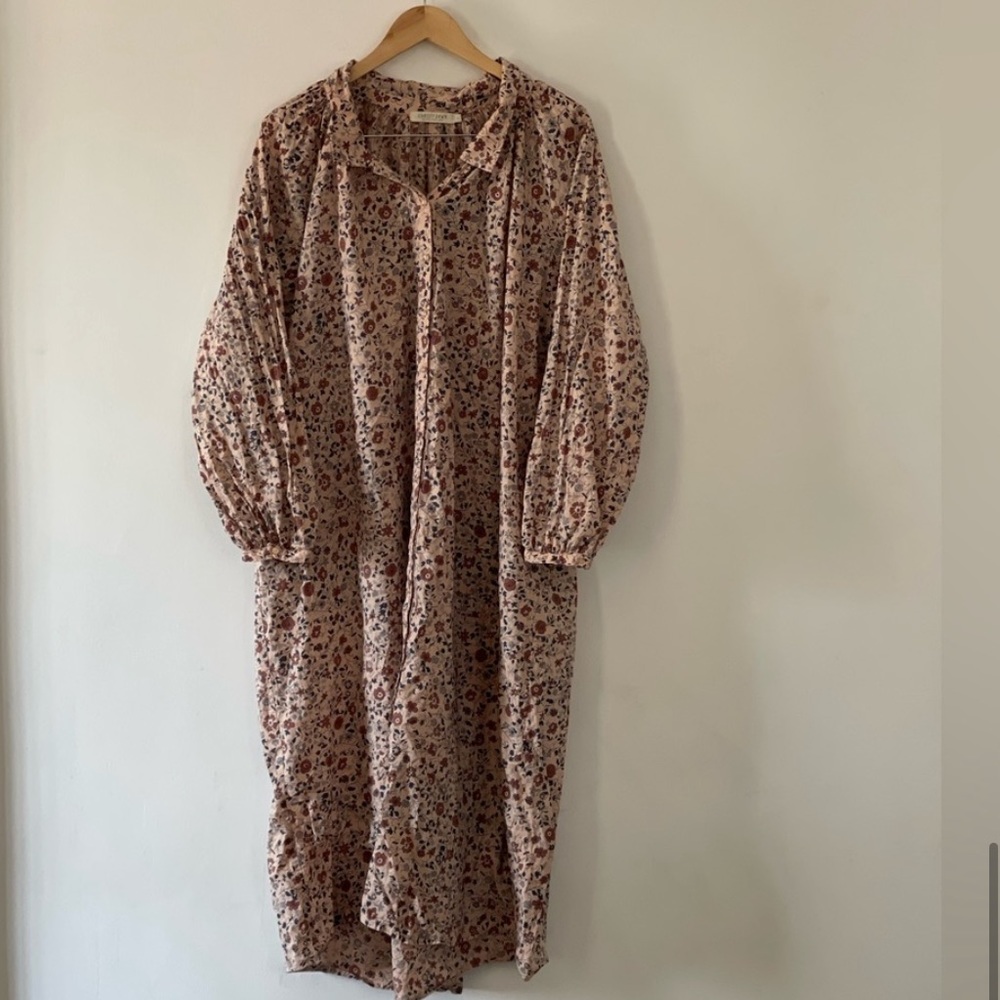 CHRISTY DAWN Rumi Dress Sand Anemone Vine L